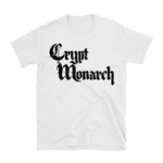 Crypt Monarch - Memento Mori Double Sided T-Shirt - White