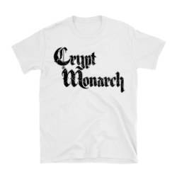 Crypt Monarch - Memento Mori Double Sided T-Shirt - White