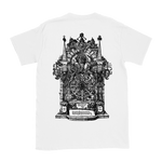 Crypt Monarch - Memento Mori Double Sided T-Shirt - White