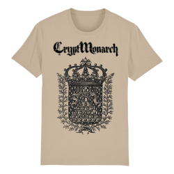 Crypt Monarch - Coat of Arms T-Shirt - Sand