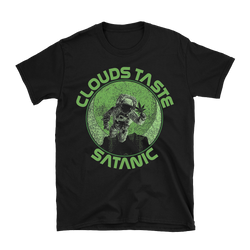 Clouds Taste Satanic - Hashtronaut T-Shirt - Black