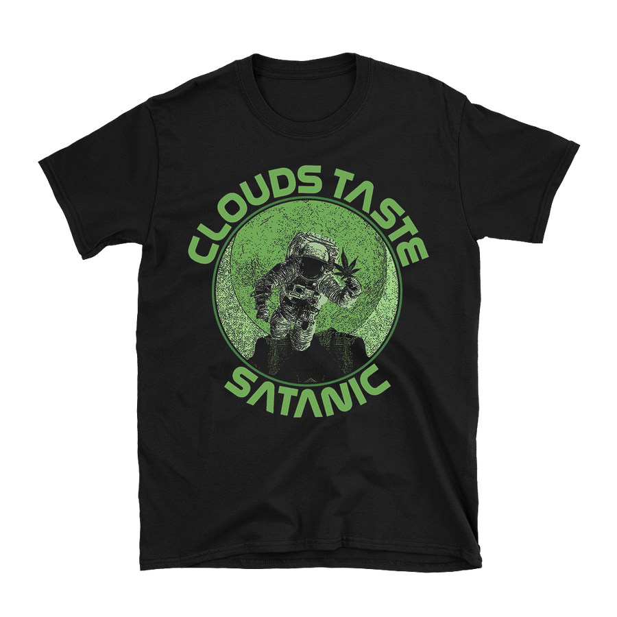 Clouds Taste Satanic - Hashtronaut T-Shirt - Black