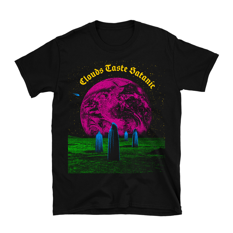 Clouds Taste Satanic - 79 A.E. Blacklight T-Shirt - Black