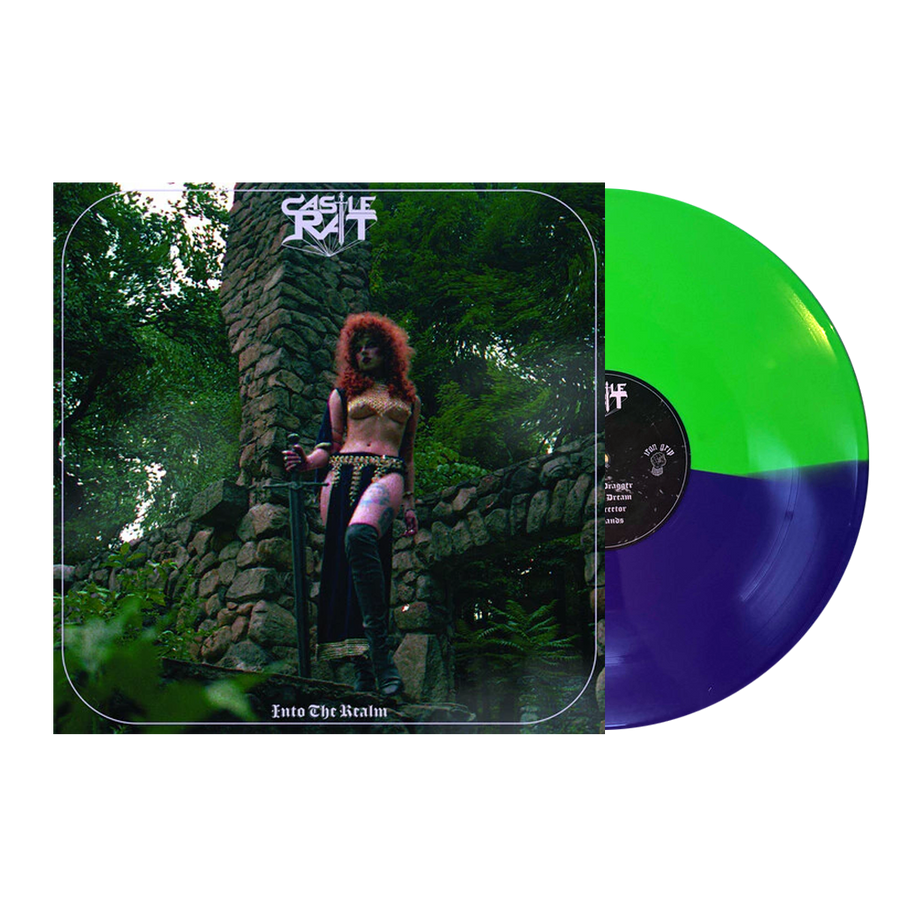 Castle Rat - Into The Realm Vinyl LP - Half Purple/Half Neon Green