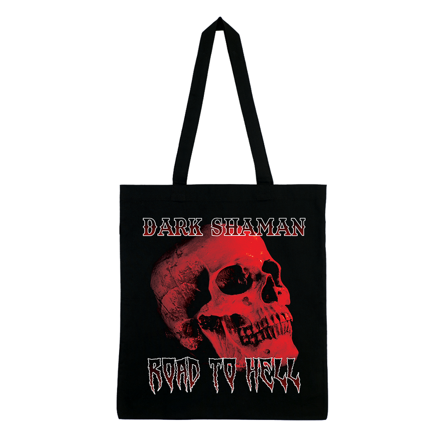 Dark Shaman - Road To Hell Tote Bag - Black
