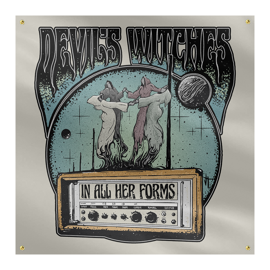 Devil's Witches - In All Her Forms Flag - Sand