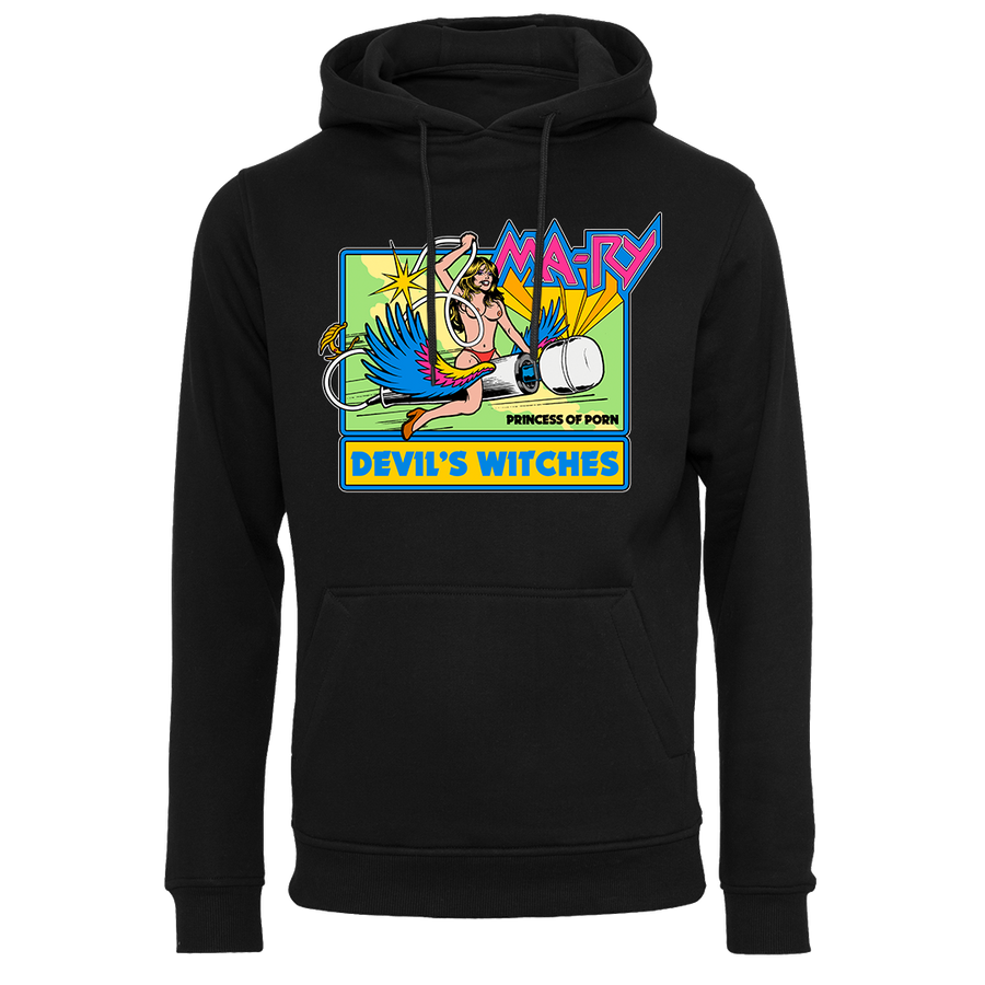 Devil's Witches - Ma-ry Magic Wand Pullover Hoodie - Black