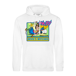 Devil's Witches - Ma-ry Magic Wand Pullover Hoodie - White