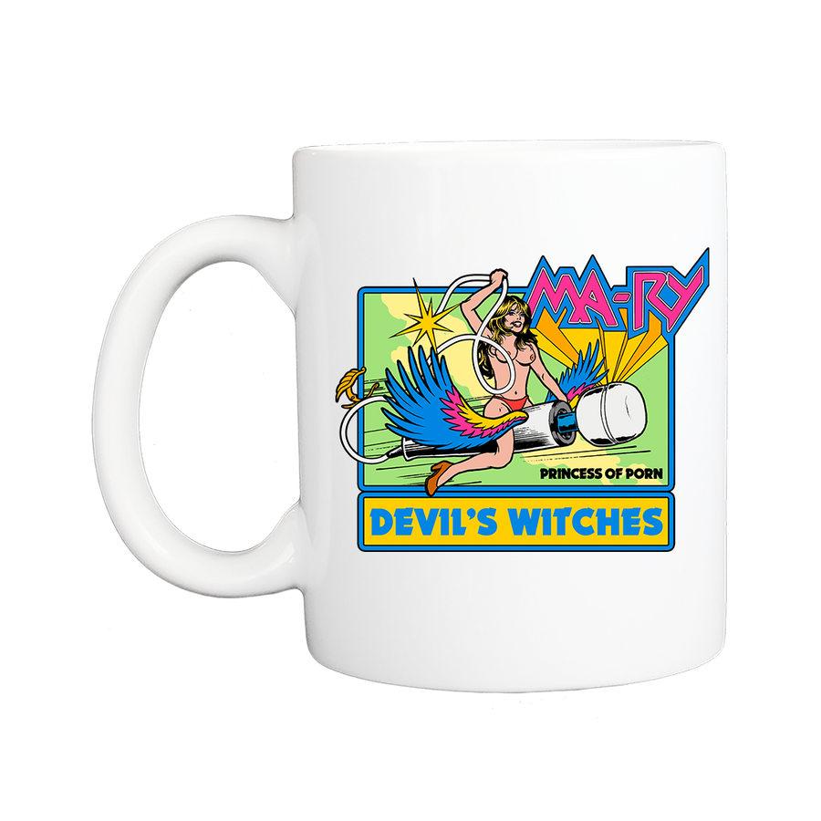 Devil's Witches - Ma-ry Magic Wand Mug - White