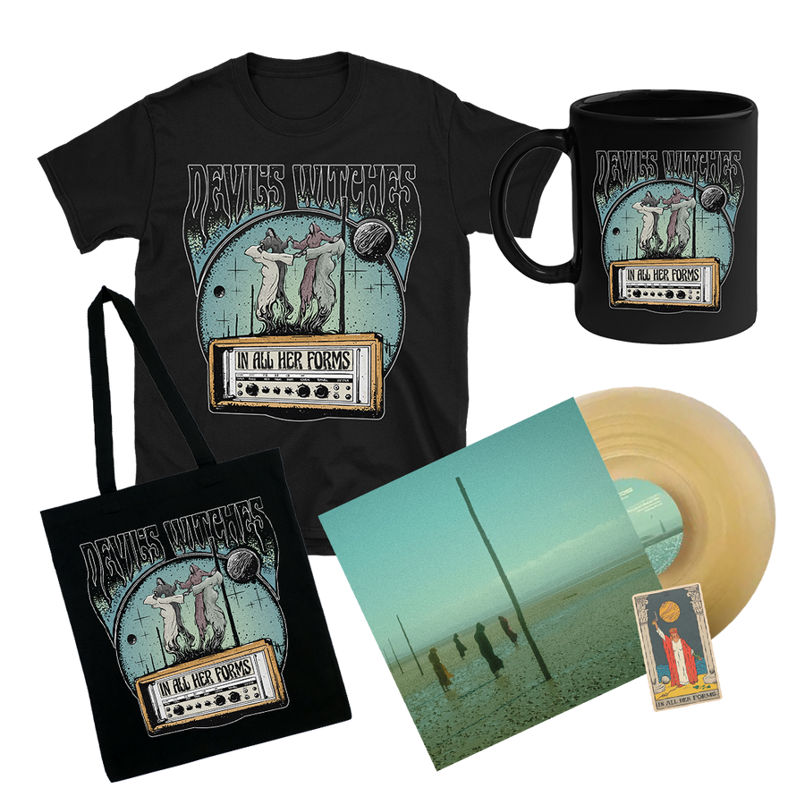 Devil's Witches - In All Her Forms Bundle - Matriarch Edition Vinyl (Unsigned) + Black T-Shirt + Black Tote Bag + Black Mug