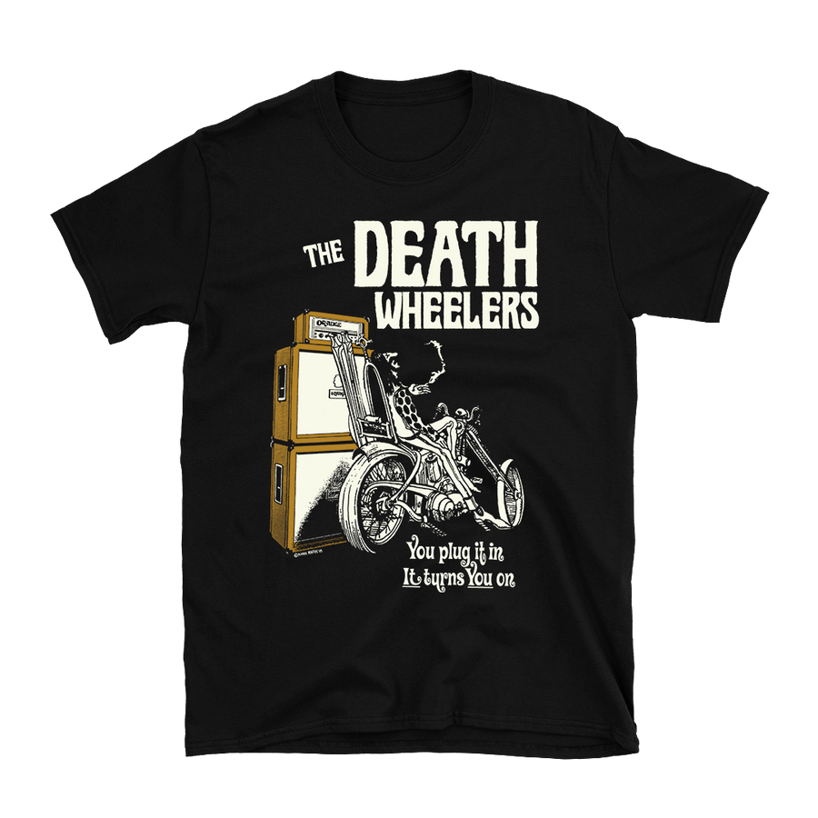 The Death Wheelers - Plug It In T-Shirt - Black