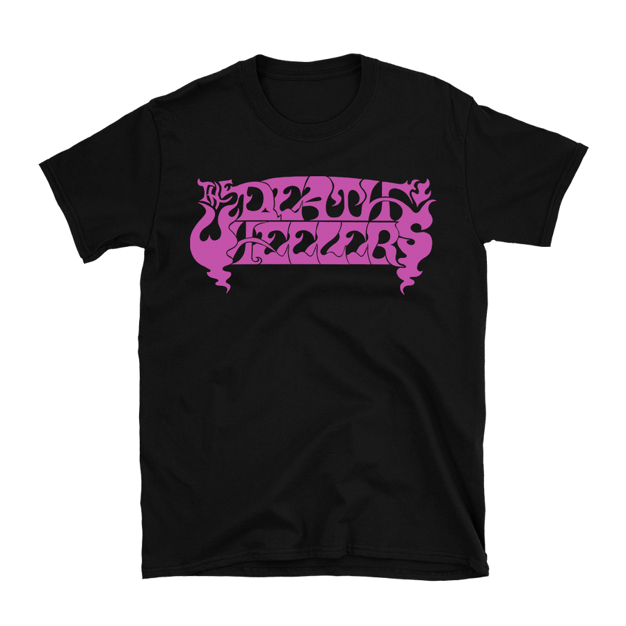 The Death Wheelers - Purple Haze Logo T-Shirt - Black