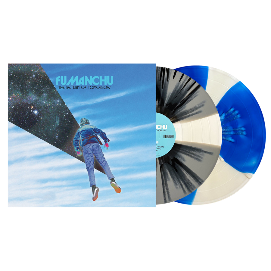 Fu Manchu - The Return of Tomorrow Vinyl LP - White & Black Splatter + White & Blue Splatter