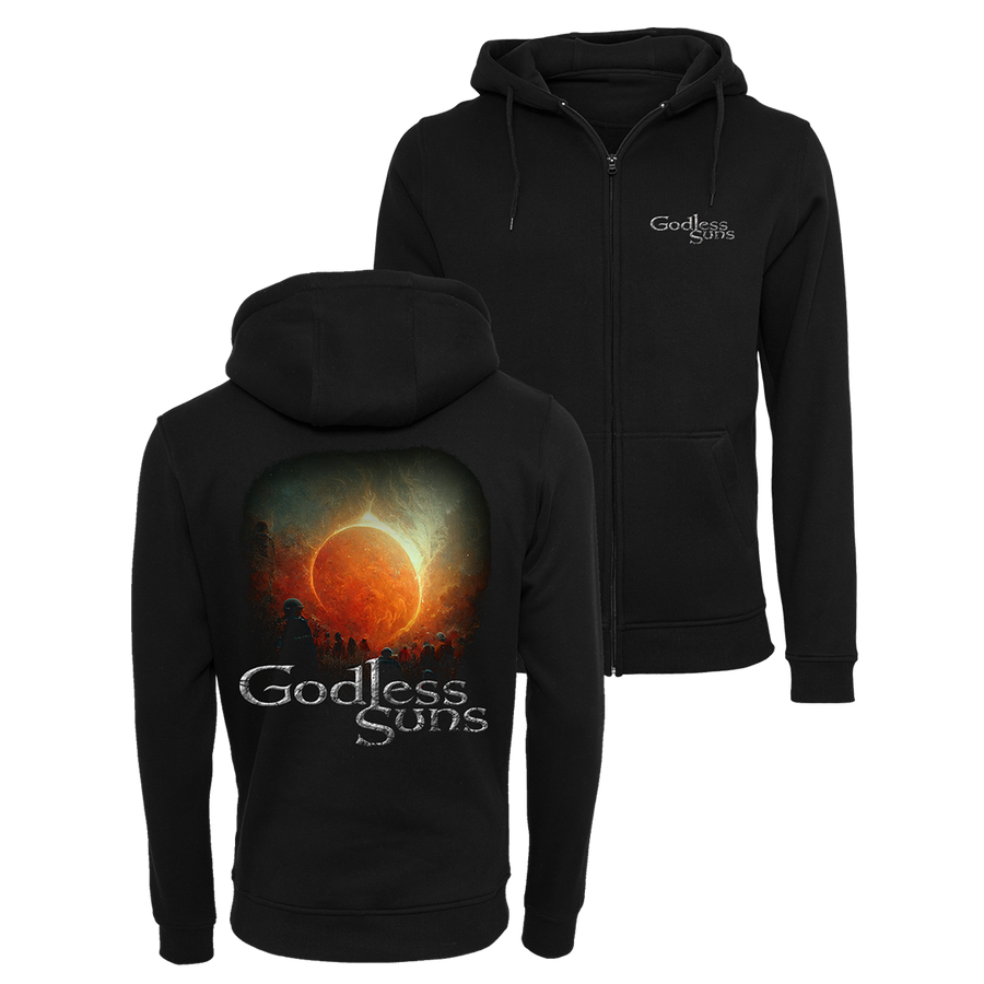 Godless Suns - Album Cover Zip Hoodie - Black
