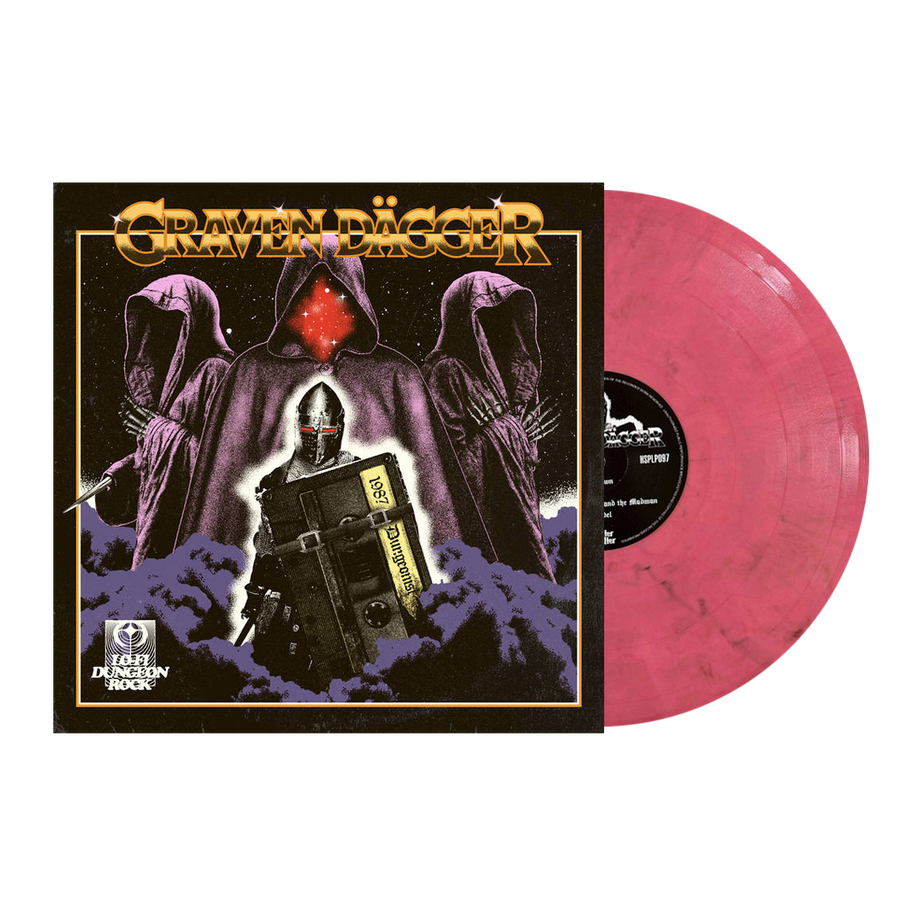 Graven Dägger - Graven Dägger Vinyl LP - Pink & Black Marble