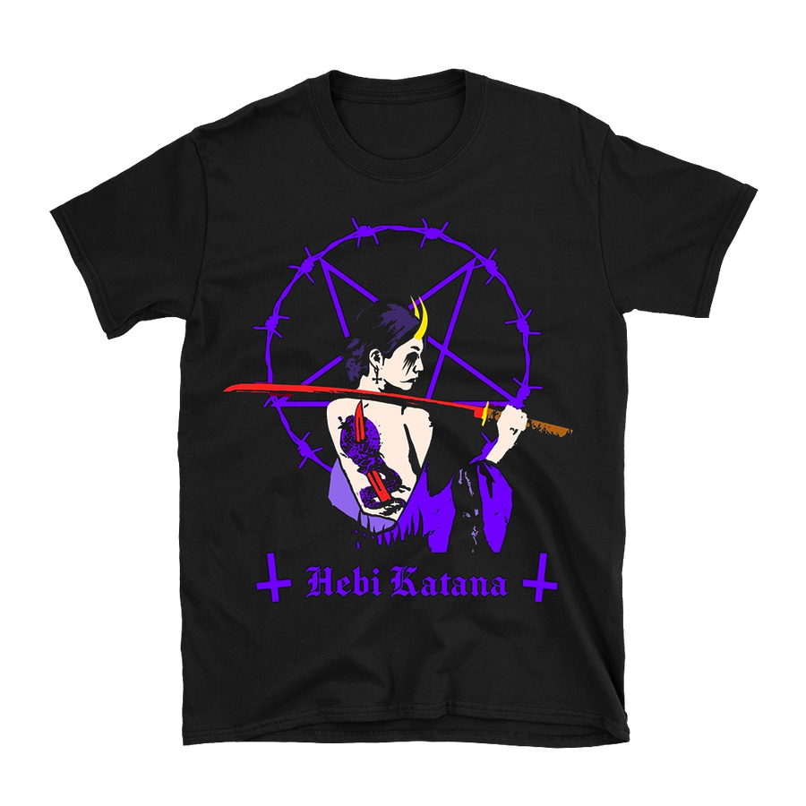 Hebi Katana - Katana Priestess T-Shirt - Black