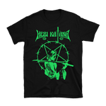 Hebi Katana - Italy & France 2024 Green Logo Tour T-Shirt - Black