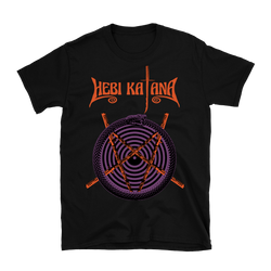 Hebi Katana - Katana Pentagram T-Shirt - Black