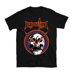 Hebi Katana - Skull & Swords T-Shirt - Black