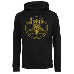 Helgi's - Welcome To Helgi's Gold Logo Pullover Hoodie - Black