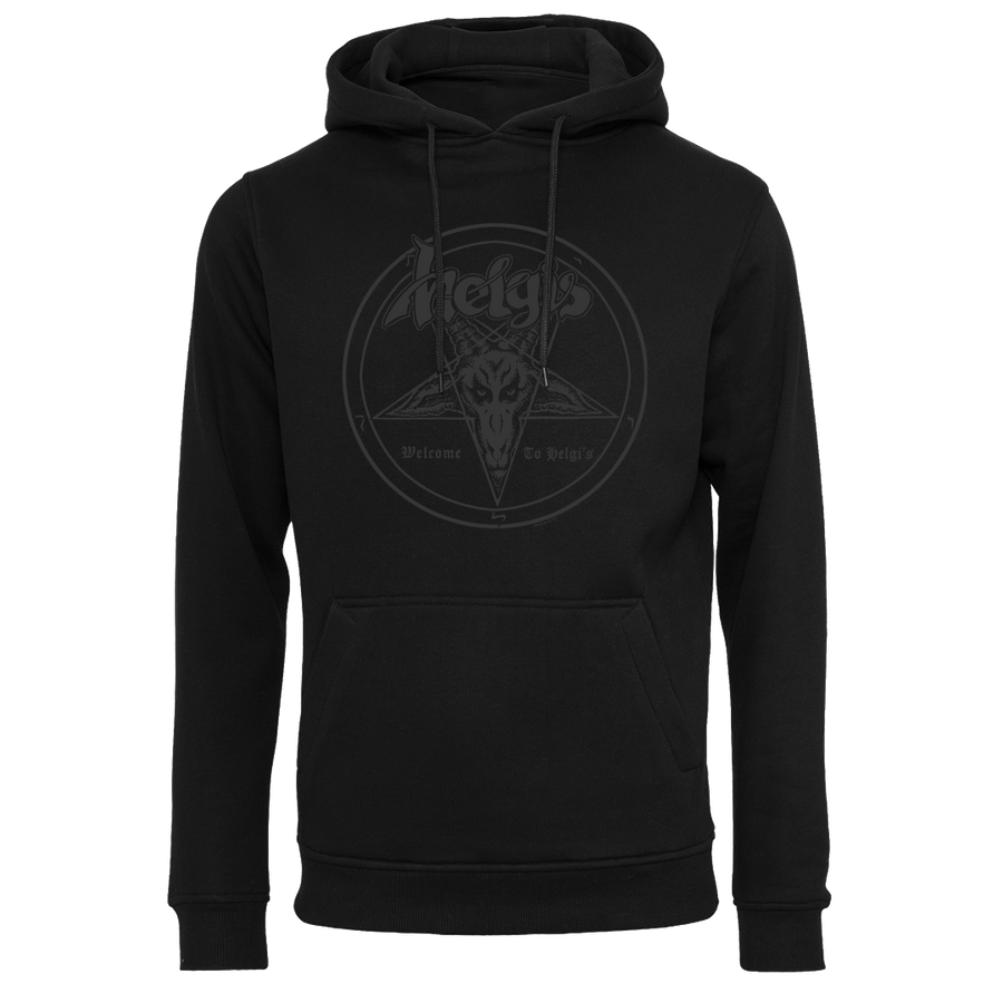 Helgi's - Welcome To Helgi's Black Logo Pullover Hoodie - Black