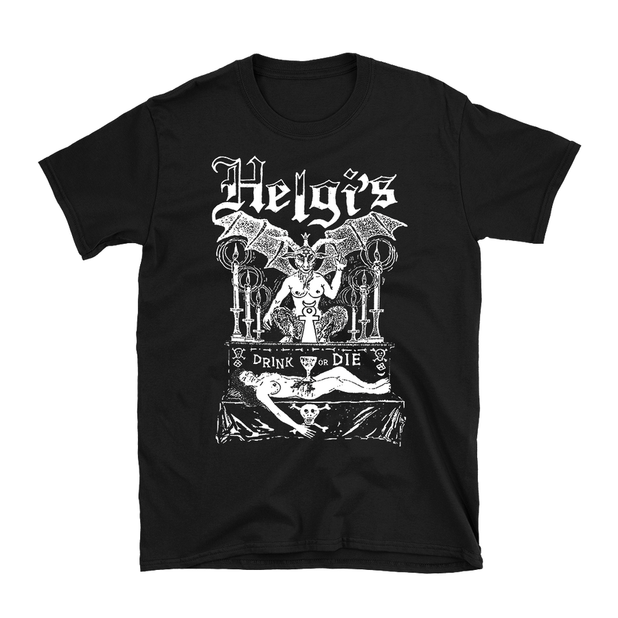 Helgi's - Drink or Die T-Shirt - Black