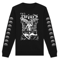 Helgi's - Drink or Die Crewneck Sweatshirt - Black