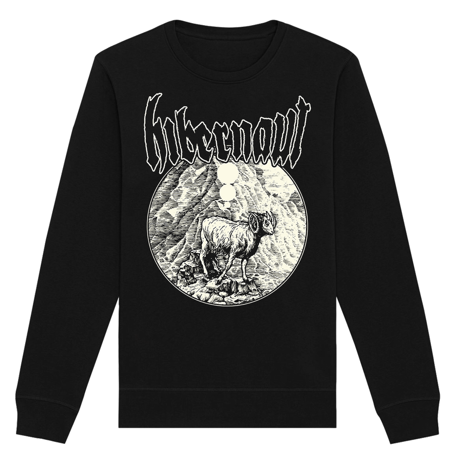 Hibernaut - Goat Crewneck Sweatshirt - Black