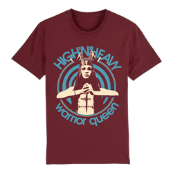 High N’ Heavy - Warrior Queen T-Shirt - Maroon