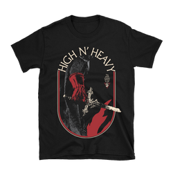 High N’ Heavy - Knight’s Grip T-Shirt - Black