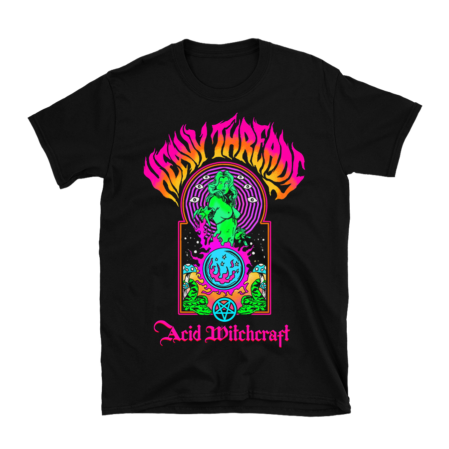 Heavy Threads - Acid Witchcraft T-Shirt - Black