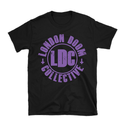 London Doom Collective - Purple Logo T-Shirt - Black