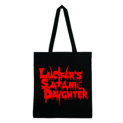LSD - Lucifer's Satanic Daughter Logo Tote Bag - Black