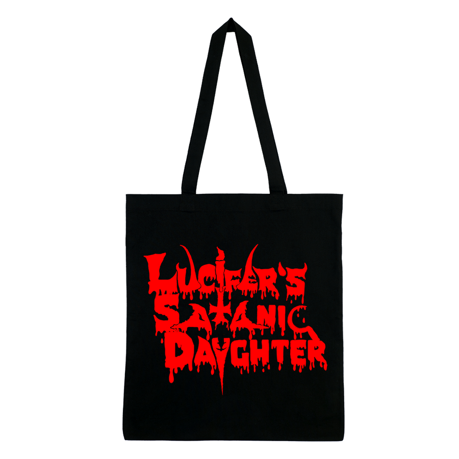 LSD - Lucifer's Satanic Daughter Logo Tote Bag - Black