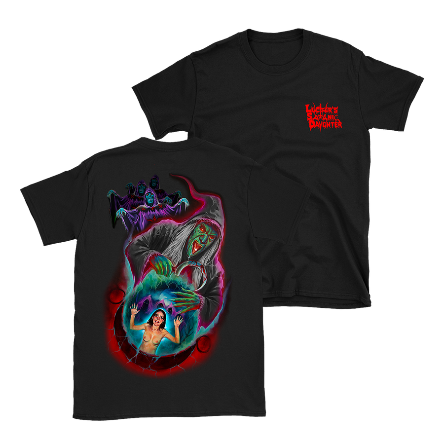 LSD - Lucifer's Satanic Daughter Cover Art T-Shirt - Black