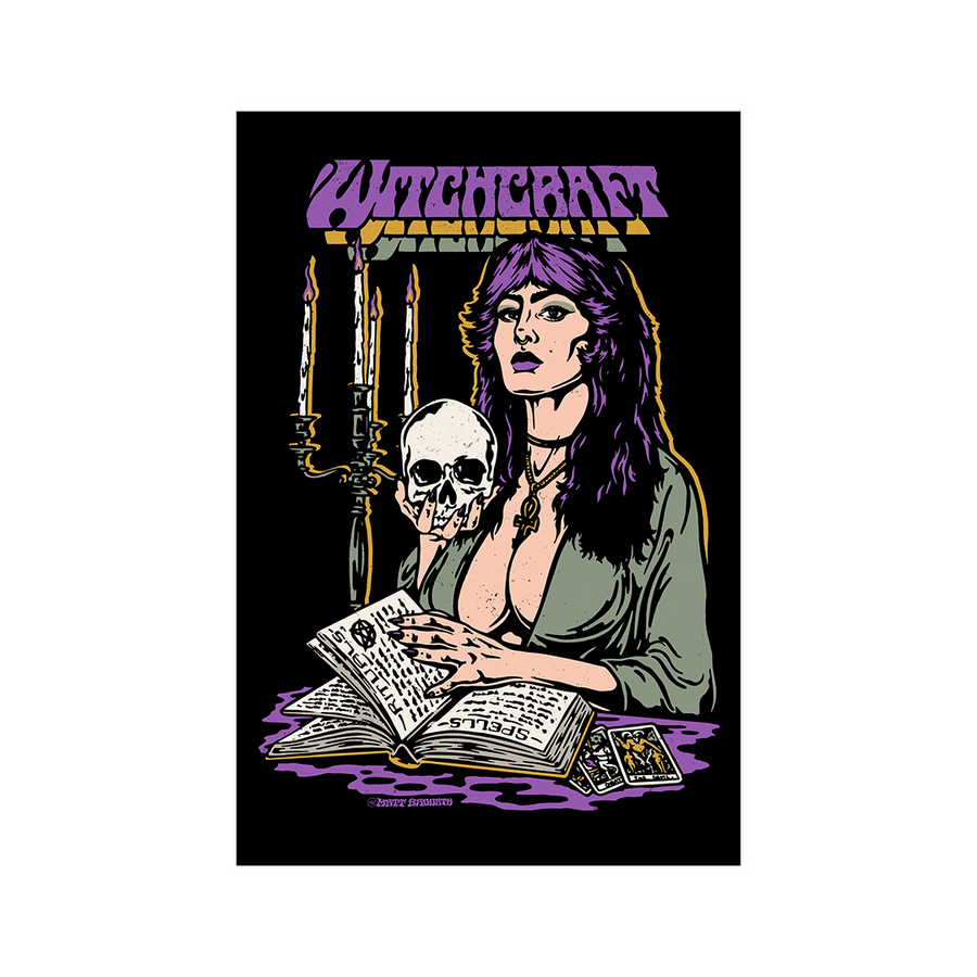Matt Sabbath - Witchcraft (Colour) Art Print - Unframed