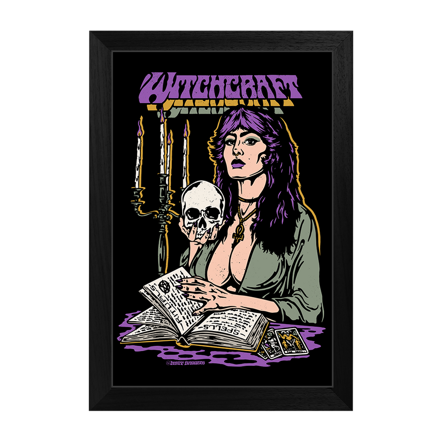 Matt Sabbath - Witchcraft (Colour) Art Print - Framed