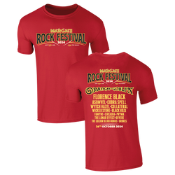 Margate Rock Festival 2024 T-Shirt - Red