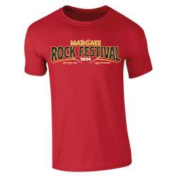 Margate Rock Festival 2024 T-Shirt - Red