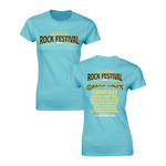 Margate Rock Festival 2024 Women's T-Shirt - Sky Blue