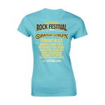 Margate Rock Festival 2024 Women's T-Shirt - Sky Blue