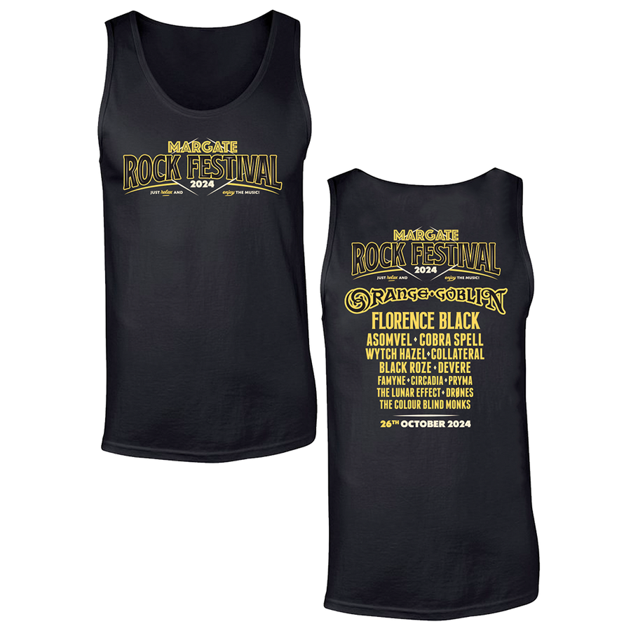 Margate Rock Festival 2024 Tank Top - Black