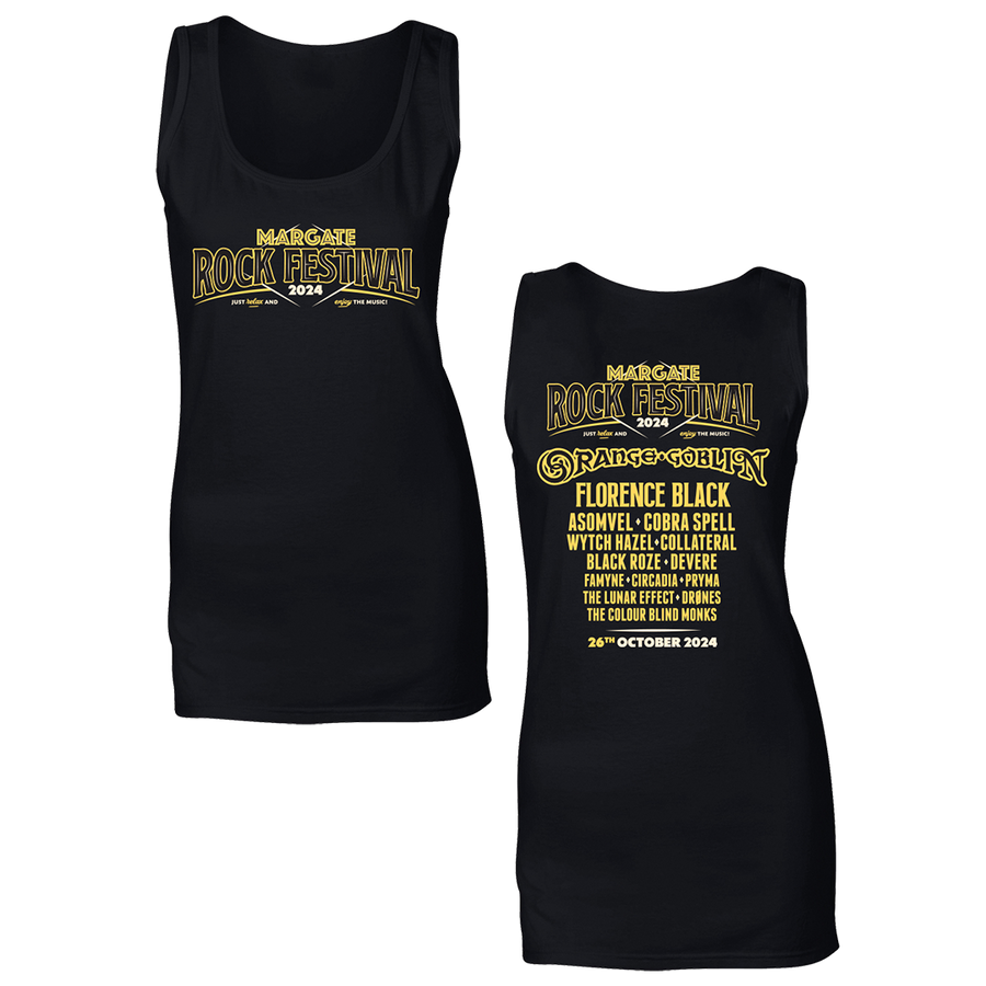 Margate Rock Festival 2024 Women's Tank Top - Black