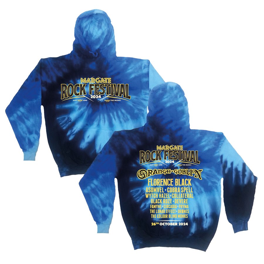 Margate Rock Festival 2024 Pullover Hoodie - Blue Ocean