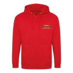 Margate Rock Festival 2024 Zip Hoodie - Red