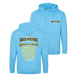 Margate Rock Festival 2024 Zip Hoodie - Hawaiian Blue