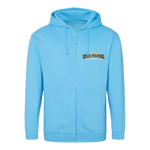 Margate Rock Festival 2024 Zip Hoodie - Hawaiian Blue