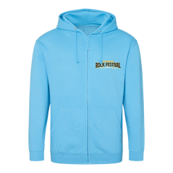 Margate Rock Festival 2024 Zip Hoodie - Hawaiian Blue