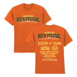 Margate Rock Festival 2025 T-Shirt - Orange