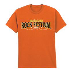 Margate Rock Festival 2025 T-Shirt - Orange